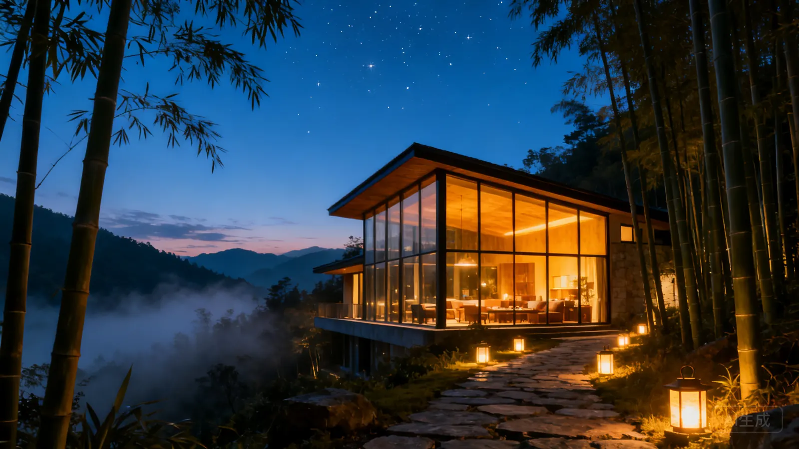 云隐夜景