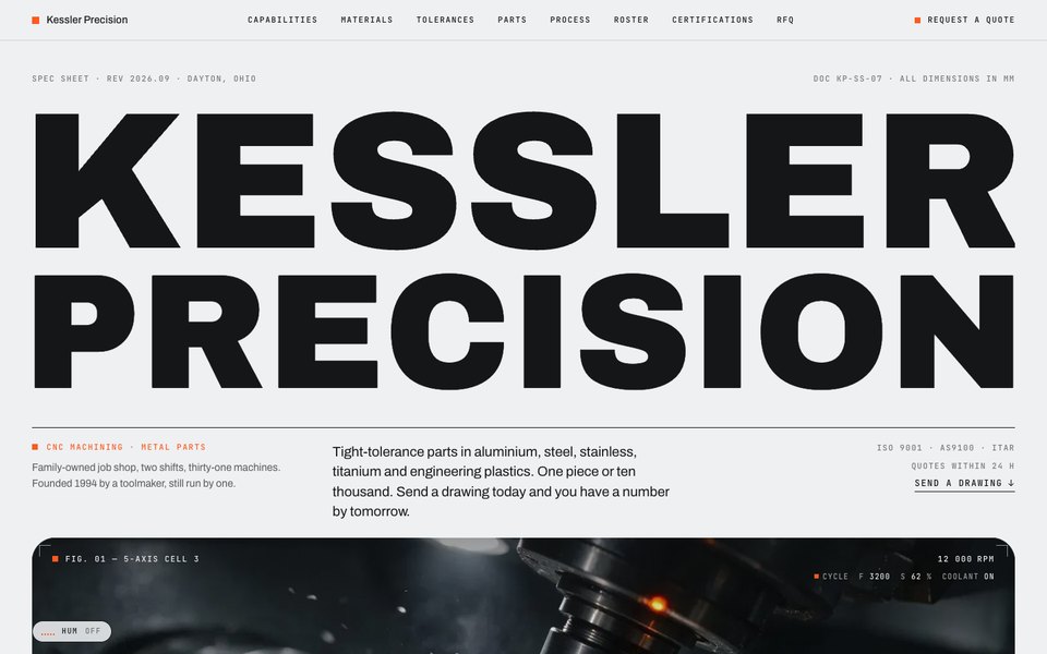Kessler Precision template