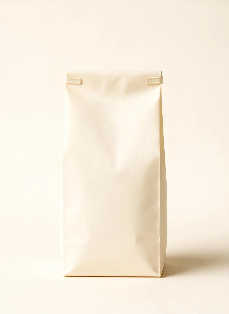 A cream 12 oz Norra Roast bag of Uraga, labelled light roast.