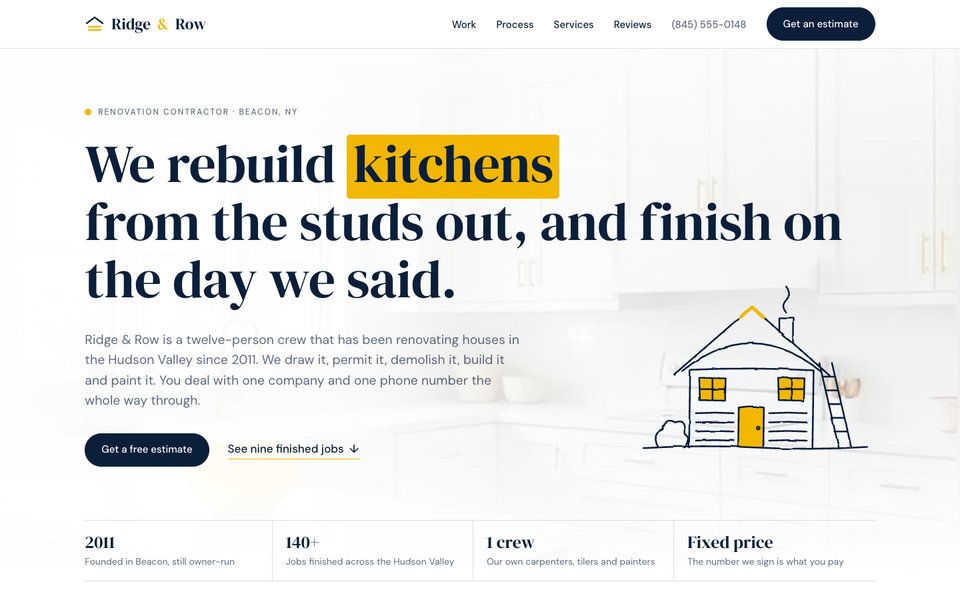 Ridge & Row template