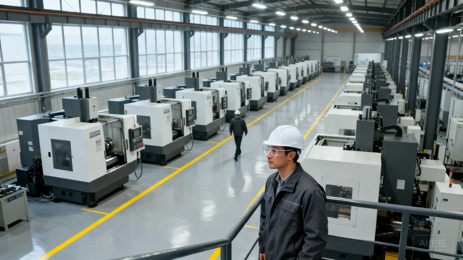 CNC machining hall