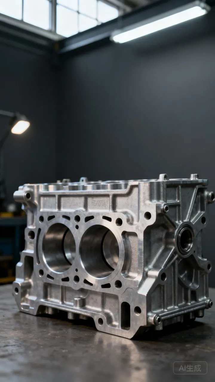Automotive engine block